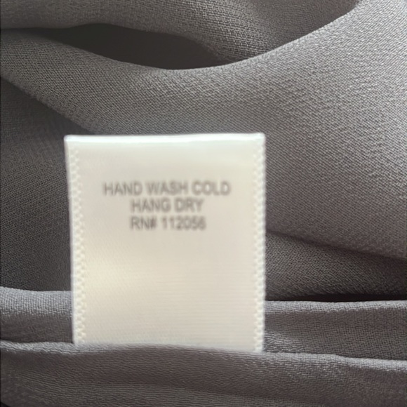 Zenana Charcoal Gray Sleeveless Tie Front Blouse - Picture 9 of 9